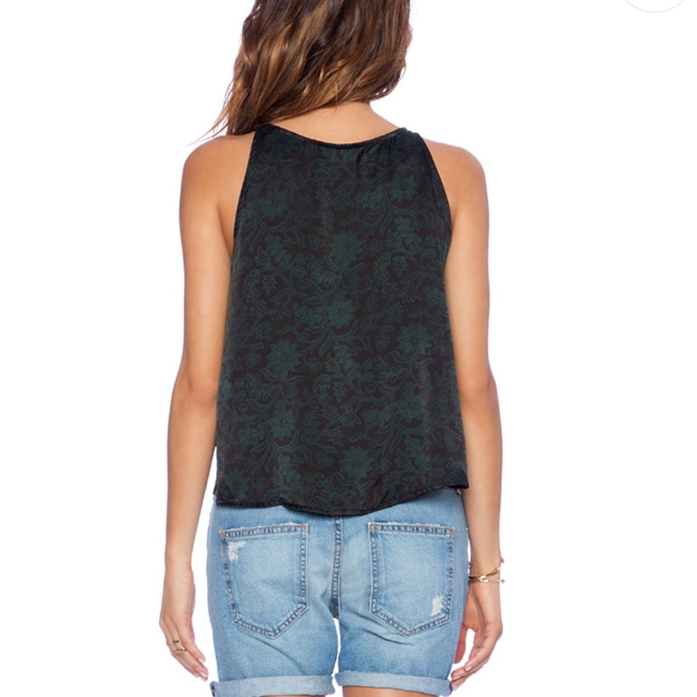 Silk patterned top - Picture 2 of 3